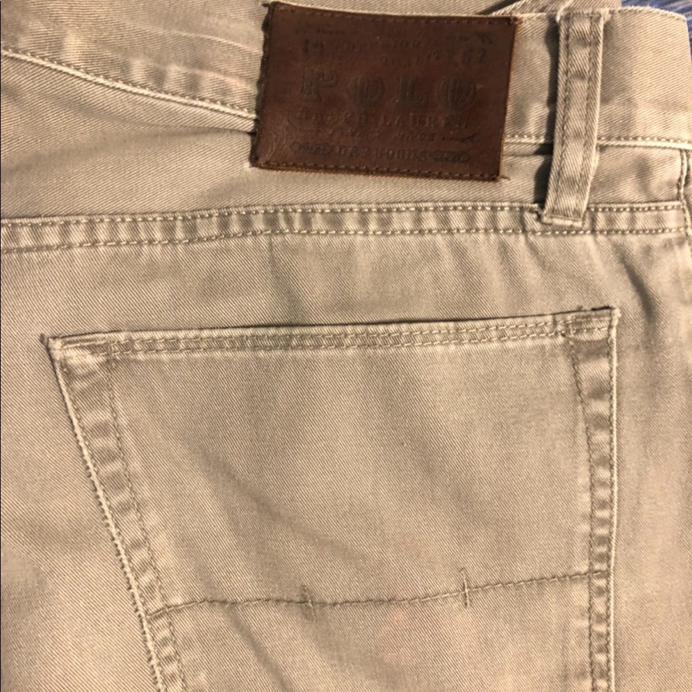 Grey Polo Khaki pants